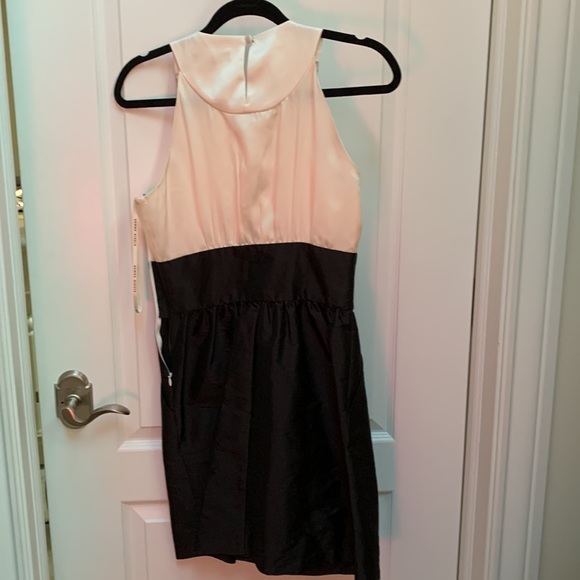 Alexia Admor Pearl Sequin Rhinestone Embellished Neck Silk Party Cocktail Dress - Picture 14 of 16